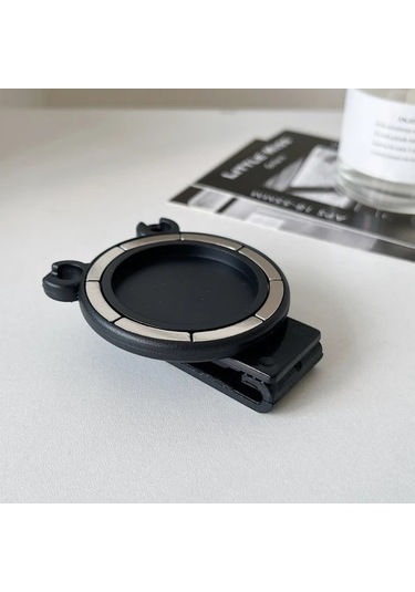 Fochsia Siyah Manyetik Telefon Askılı Kemer Çantası Tutucu Eller Serbest