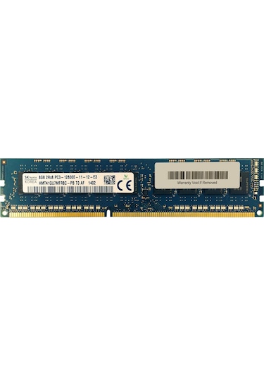 SK Hynix HMT41GU7MFR8C-PB 1x 8GB DDR3-1600 ECC UDIMM PC3-12800E Dual
Rank x8 Module