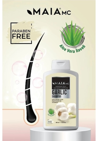 Maia Mc Sarımsak Özlü Saç Bakım Şampuanı 2 x 400 ML