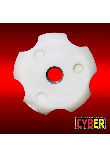 M8 Somunlu Çap 45 Kelebek Elcik (beyaz)