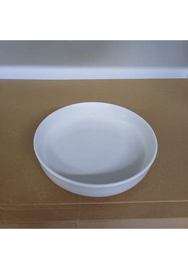 Konak Züccaciye 20 Cm Step Çukur Tabak-sade Beyaz