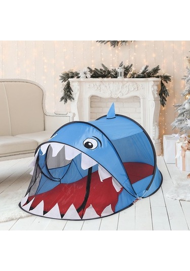 Didadodo Suntek Bebekler İçin Plaj Çadırı Hafif Köpek-balığı, Güvenli Köpek Balığı Çok Renkli