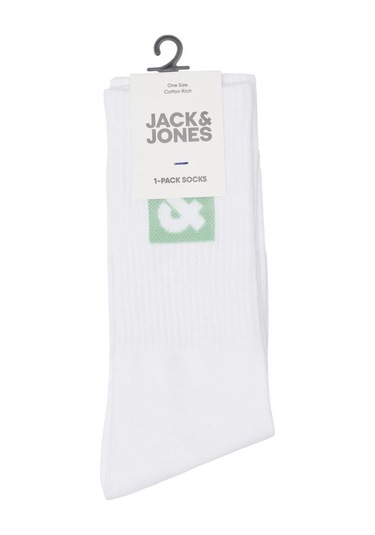 Jack & Jones Jacli Logo Tennis Sock Erkek Çorap-26490 - Yeşil