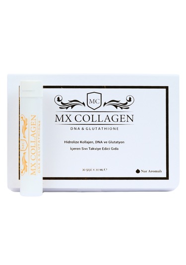 Mx Collagen Somon Dna Glutatyon Balık Kolajeni 30 Ml X 30 Şiş...