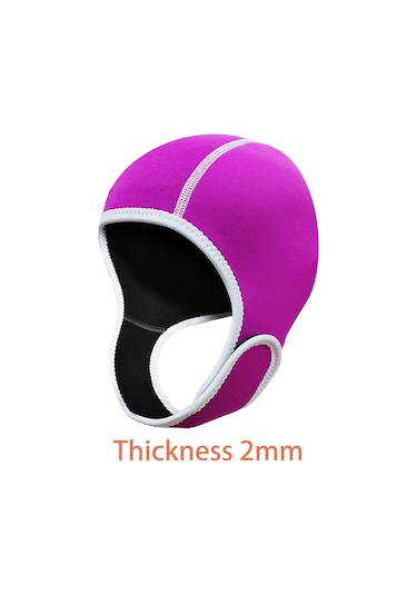 Suntek Scuba Diving Hood 2mm Neopren Dalış Wetsuit Kırmızı Kırmızı