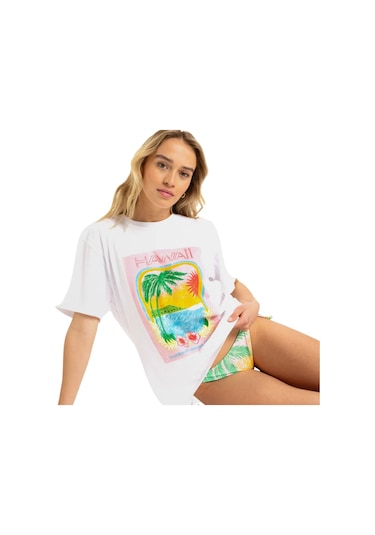 Roxy Roxy Atlas Hangloose Kadın Renkli Tişört Bwh0 Çok Renkli
