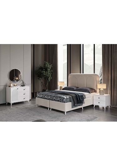 Oslo 6 Kapaklı Komple Mdf Yatak Odası Takımı