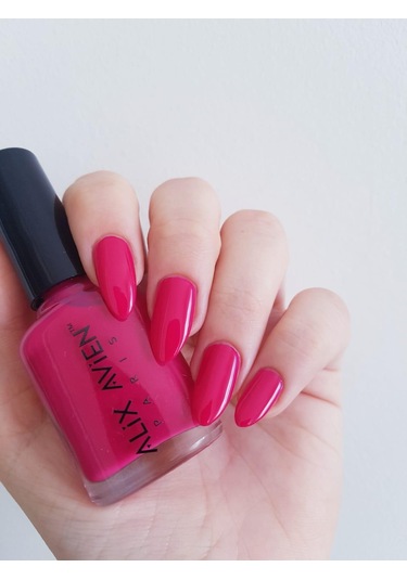 Alix Avien Fuşya Oje 18 Yüksek Pigmentli Uzun Süreli Kalıcılık Hızlı Kuruma Nail Lacquer 18