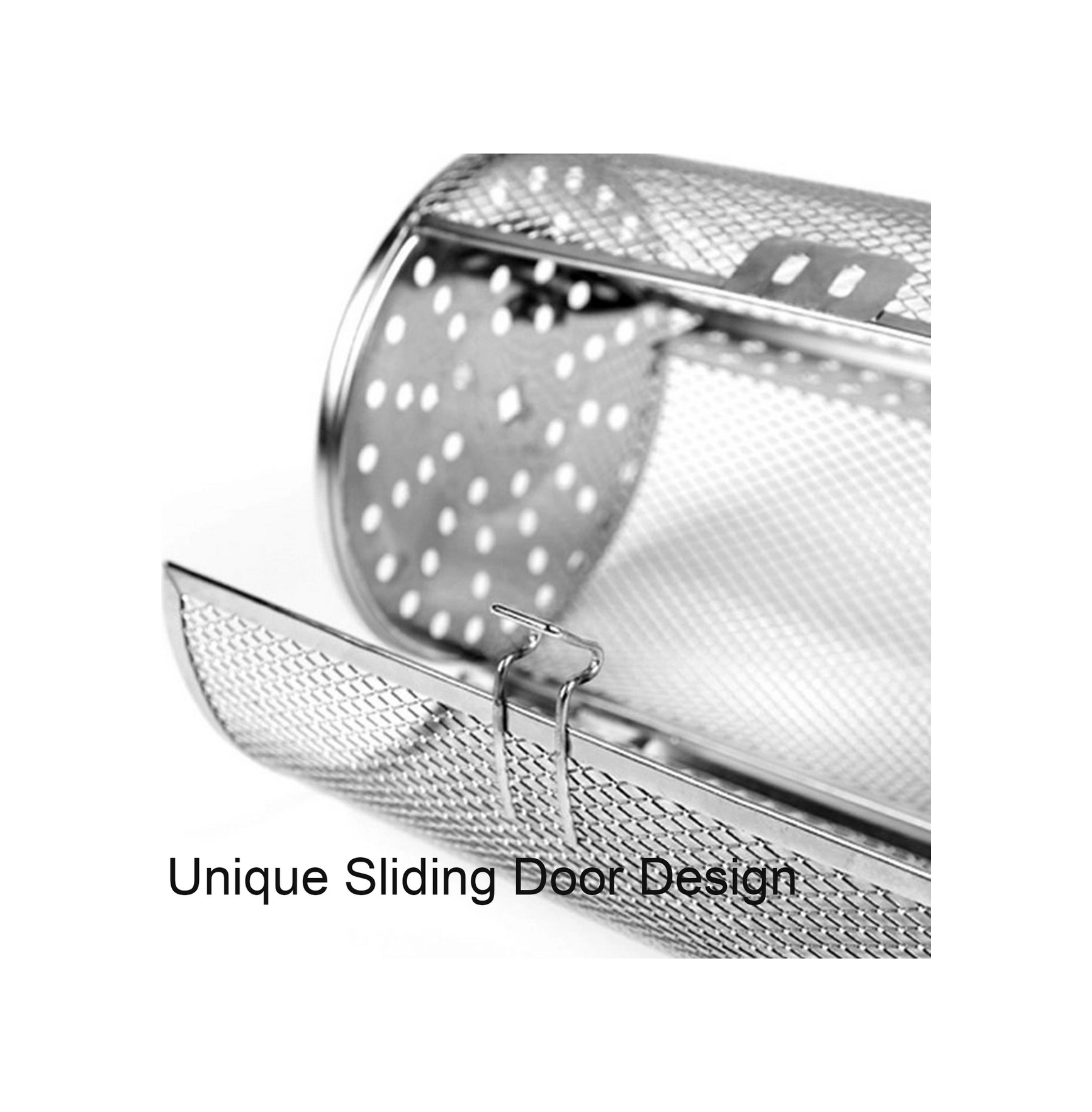 Youmex Fırın Uyumlu Paslanmaz Çelik Döner Fırın Kafesi - Fıstık, Fındık, Kestane, Kuruyemiş Pişirme Aleti 23x12cm Diğer