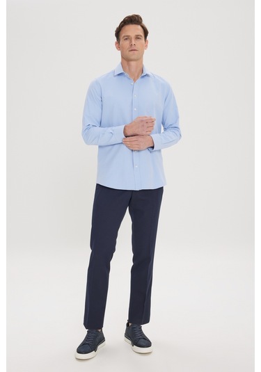 Ac&Co / Altınyıldız Classics Slim Fit Dar Kesim Klasik Yan Cep Erkek Pantolon - Lacivert Ac&Co / Altınyıldız Classics Slim Fit Dar Kesim Klasik Yan Cep Erkek Pantolon - Lacivert