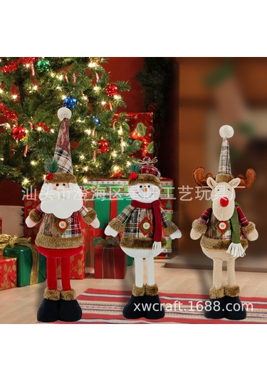 Xindoker Noel Giyotin Koca Baba Kardan Adam Geyik Noel Dekorasyon Malzemeleri Ev Dekorasyonu İçin Klasik Noel Koca Baba