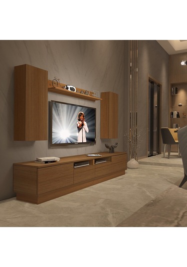 Decoraktiv Trendstyle 5220ds Slm Tv Ünitesi Tv Sehpası Ceviz