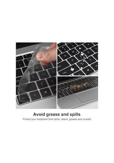 Sones Huawei Matebook D 15 / Honor Magicbook 15 Abd Versiyonu Enkay 2'si 1 Arada Tpu Klavye Filmli Kristal Koruyucu Kılıf Diğer