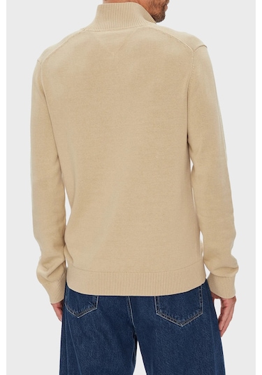 Tommy Jeans Erkek Kazak Dm0dm21654 Rbv Bej Bej