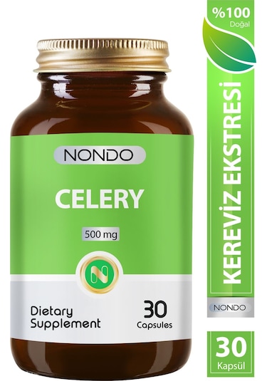 Nondo Celery Kereviz Eki 500 mg 30 Kapsül