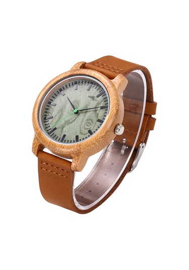 Springsun Kadın Saatleri Analog El Yapımı Doğal Bambu Ahşap Saatler Erkek Moda Minimalist Kuvars Saat Akıllı Saat (İthalatçı Garantili)