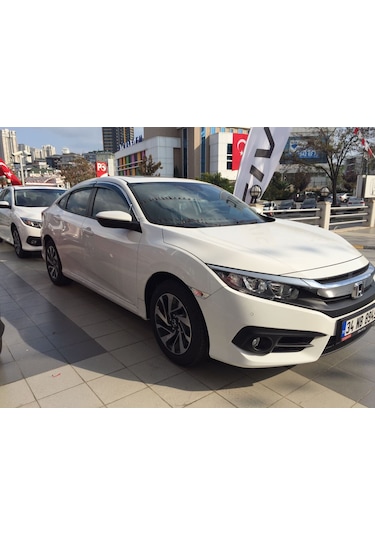 Honda Civic Fc5 Cam Rüzgarlığı Kromlu 2016-2017-2018-2019