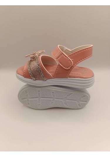 Çocuk Sandalet ,bebek Sandalet , Düğün Ayakkabısı , Kaydırmaz Yazlık Şık Çocuk Ayakkabısı Pudra