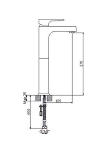 Newarc Aqua Çanak Tipi Lavabo Bataryası 941001