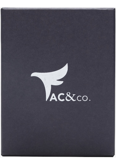 Ac&co / Altınyıldız Classics Erkek Siyah Hediye Kutulu Kart Bölmeli Cüzdan Siyah