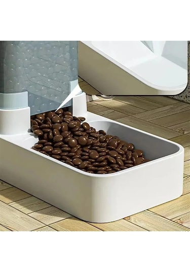 Jıalan Tam Otomatik Besleyici Kedi Ve Köpek Kase Mama Saklama