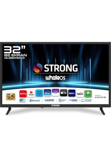 Strong Ml32EW2000F 32 82cm Ekran Hd Ready Uydu Alıcılı Whale Led Tv