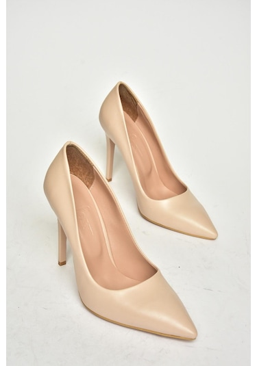 Fox Shoes T676192009 Ten İnce Topuklu Kadın Stiletto Ten