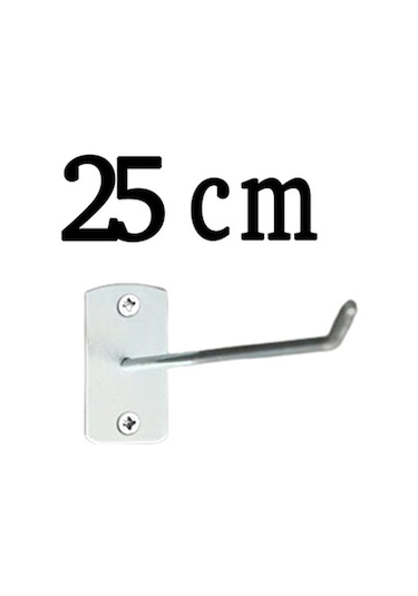 100 Adet 25 Cm Duvara Ve Suntaya Monte Kanca, Bijuteri Askı Metal