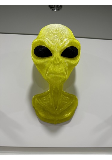 Alien Uzaylı Duvar Dekorasyonu Veya Kulaklık Standı Parlak Y.