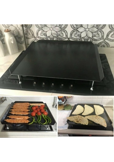 Firstwork Ocak Üstü Kare Sac Bazlama Börek Katmer Sacı