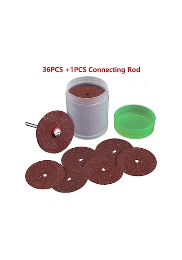 Novahub Aşındırıcı Kesme Diski Dairesel Testere Bıçağı Döner Alet Zımpara Taşı 36 Adet 24mm