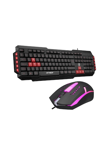 Hytech HYK-46 Gamy Combo Kırmızı Tuşlu Gaming Oyuncu Klavye + Mouse Set