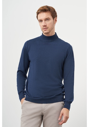 Morven Erkek İndigo Basic Yarım Balıkçı Yaka Dynamic Fit Rahat Kesim Triko 26kc017001308 İndigo İndigo Morven Erkek İndigo Basic Yarım Balıkçı Yaka Dynamic Fit Rahat Kesim Triko 26kc017001308 İndigo İndigo