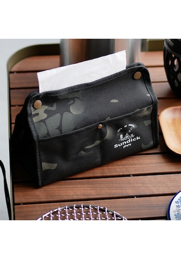 Sundick Taşınabilir Doku Tutucu Su Geçirmez Seyahat Peçete Yeşil