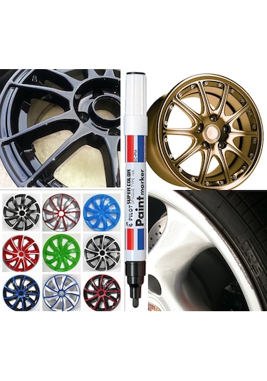 Pilot Oto Araç Jant Çizik Rotüş Boya Kalemi (Çok Kaliteli) Japon