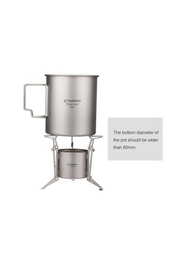 Ulzyvf Titanyum Tencere Skycity Sırt Seti: Katlanır Kamp Ocak, Alkollü Açık & Hava Desteği Çantası, Çok Renkli Çok Renkli