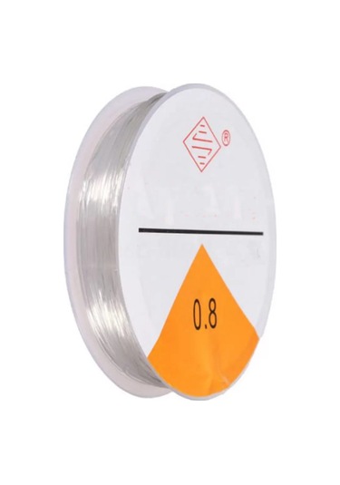 Lastikli Misina Bileklik İpi 0,8 Mm 5 Mt