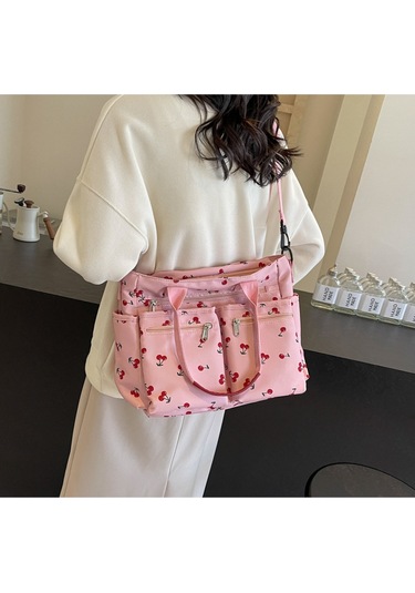 Kadınbüyük Kapasiteli Omuz Çantası Moda Uygun Moda Pembe Pink