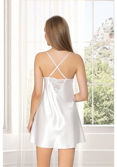 Alissa 8640 Kadın Çeyizlik Saten 6'lı Set-ekru Çok Renkli