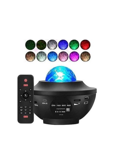 Dancemonkey Yeni Mesafeli Bulut Projektör Lambası - Siyah06 2 2