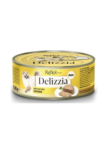 Reflex Plus Delizzia Kıyılmış Tavuklu Yetişkin Kedi Konservesi 85 Gr