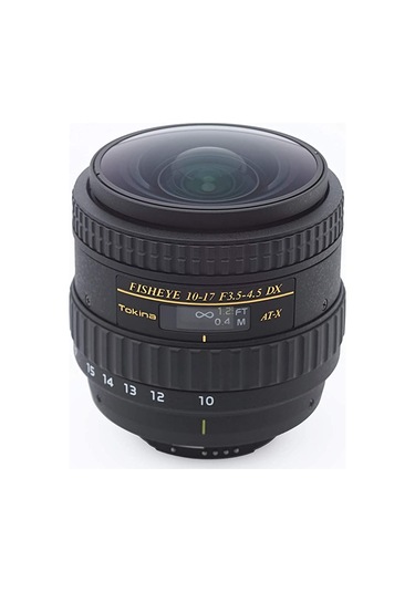 Tokina AT-X 10-17 MM F/3.5-4.5 DX NH Fisheye (Nikon) Uyumlu Lens