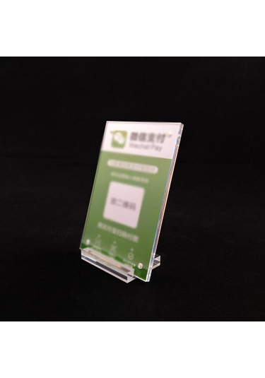 Akrilik Masa Kartı Burcu Ekran Standı Resim 1 Adet Fotoğraf Çerçevesi W/taban 9 12.7cm