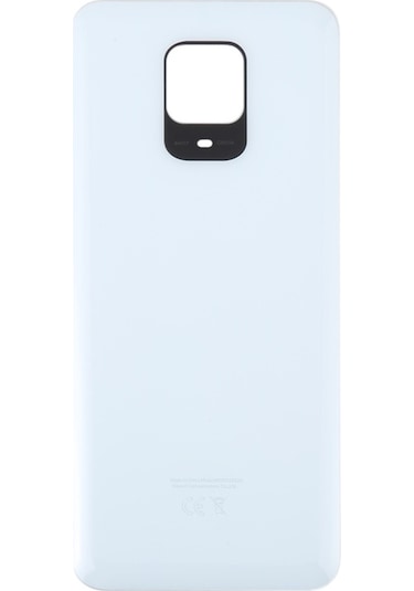 Cbtx Xiaomi Uyumlu İçin Redmi Note 9s Cam Pil Arka Kapak Beyaz