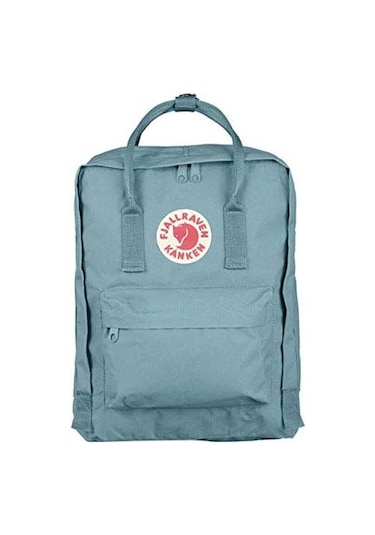 Dofolink Unisex Günlük Sırt Çantası Mavi 16l Vinyl Nylon Kaplama Fermuar Kapatma 1 Kayar + 1 Dış Cep Çok Renkli