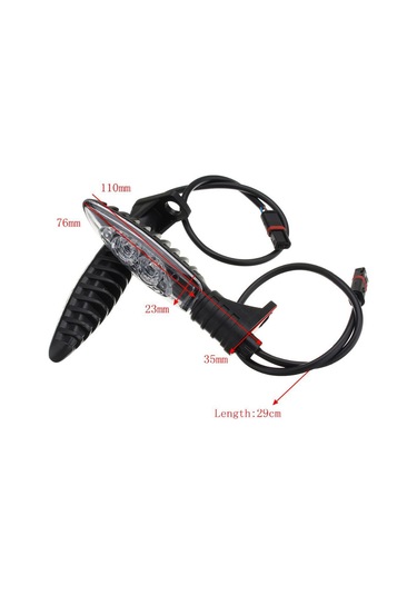 Bmw R1200 / F800 İçin 1 Çift Motosiklet Led Ön Dönüş Sinyali Işığı