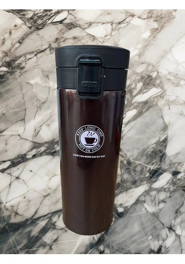Arow Süper Trend Çift Katmanlı Termos - 500 Ml - D-281-siyah