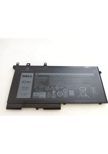 Dell Uyumlu Latitude 5580 Batarya Pil 3 Cell