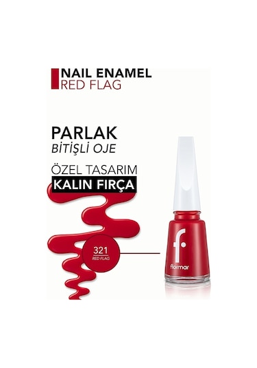 Flormar Nail Enamel Parlak Bitişli Oje 321