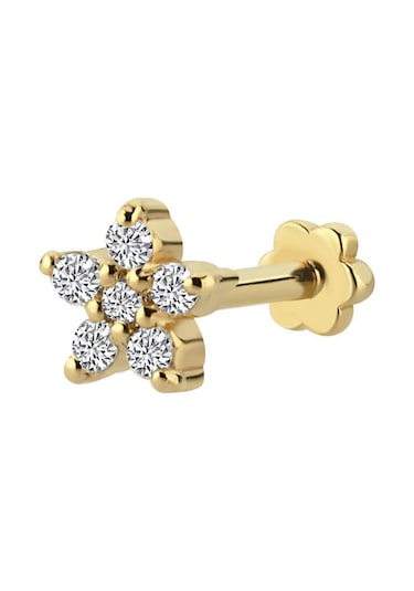 Sirius Pırlanta Floral Tragus Piercing 0835e0009